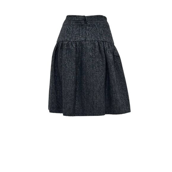CHANEL 2014 Black Tweed Mid-Length Skirt - Size 36FR - Picture 2 of 7